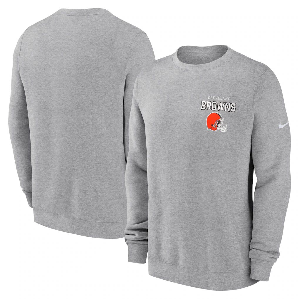 2026 NFL Cleveland Browns round-neck sweatshirt 01->cleveland browns->NFL Jersey